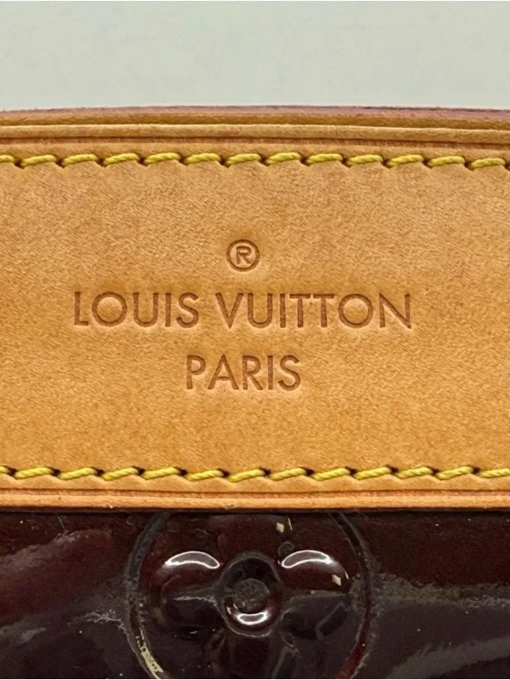 Louis Vuitton Burgundy Vernis Brea bag Charms not included
